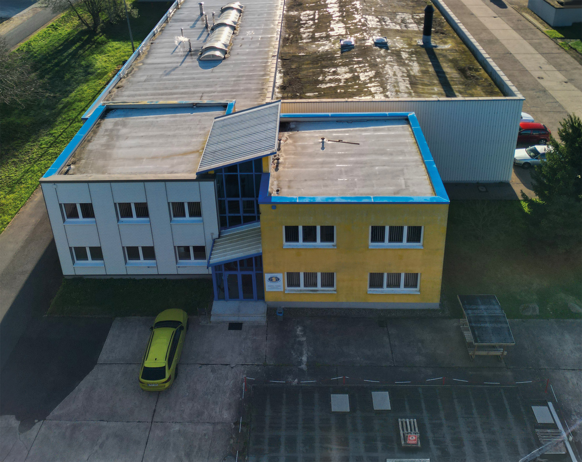 Das Gebäude des neuen Betriebsteils in Zella-Mehlis.